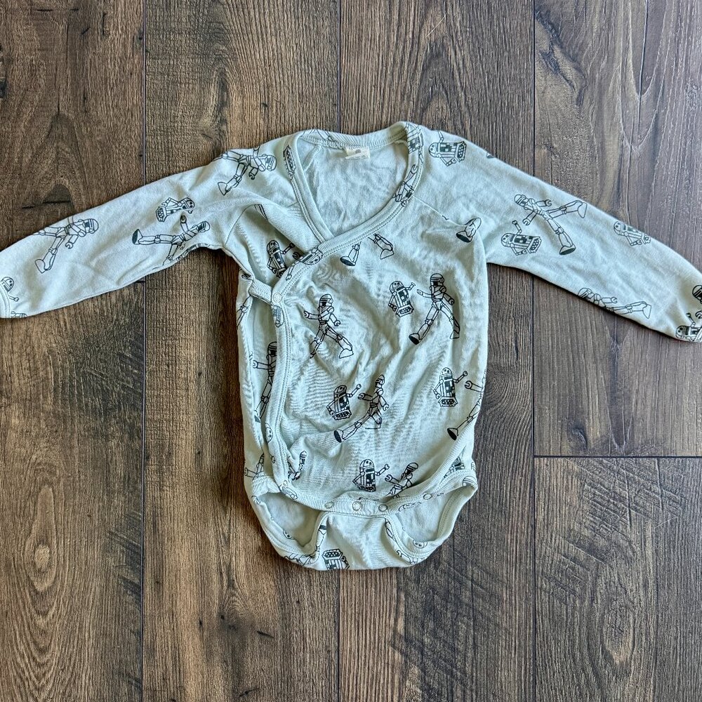 kate quinn kimono robot onesie